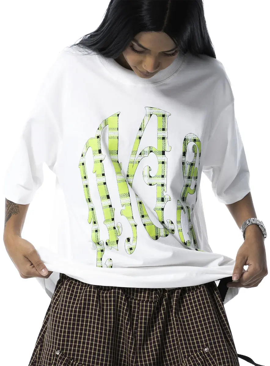 CAMISETA XADREZ VERDE