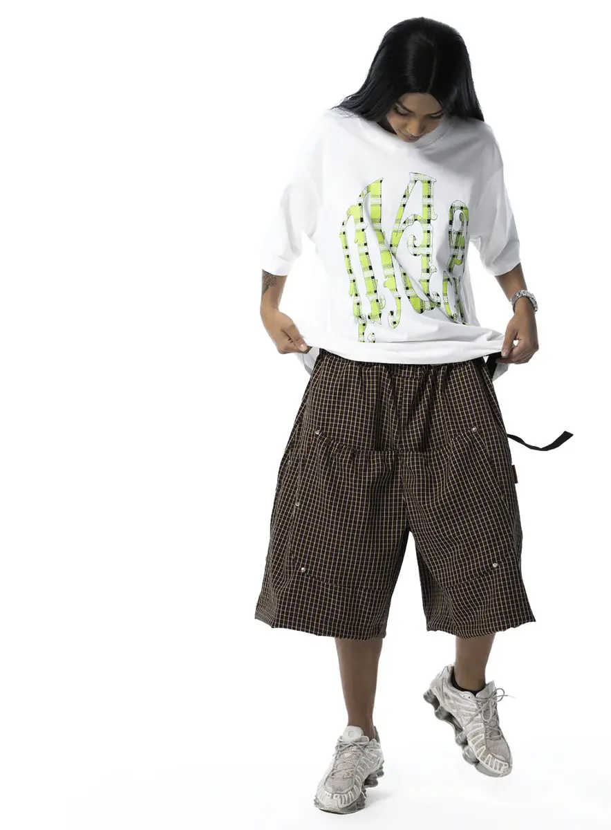 CAMISETA XADREZ VERDE