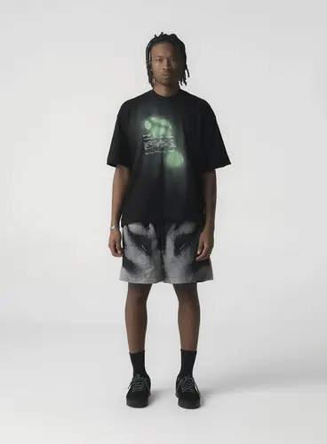 CAMISETA OVER  "TEORIA DOS PASSOS" - PRETO