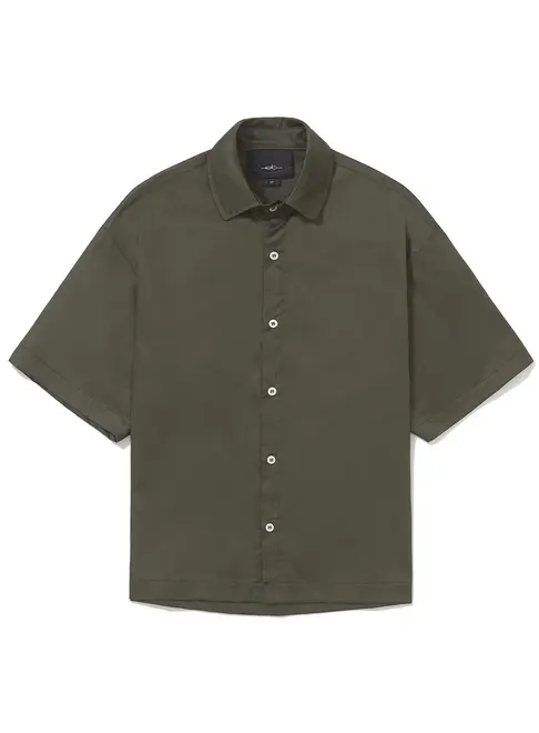 CAMISA BOTAO  "SHARP" - VERDE