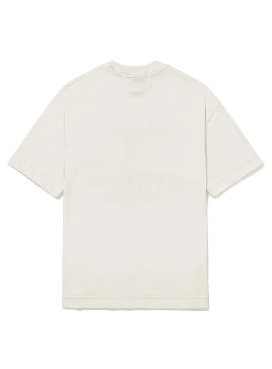 CAMISETA REGULAR  "RAGE" - BRANCO OFF