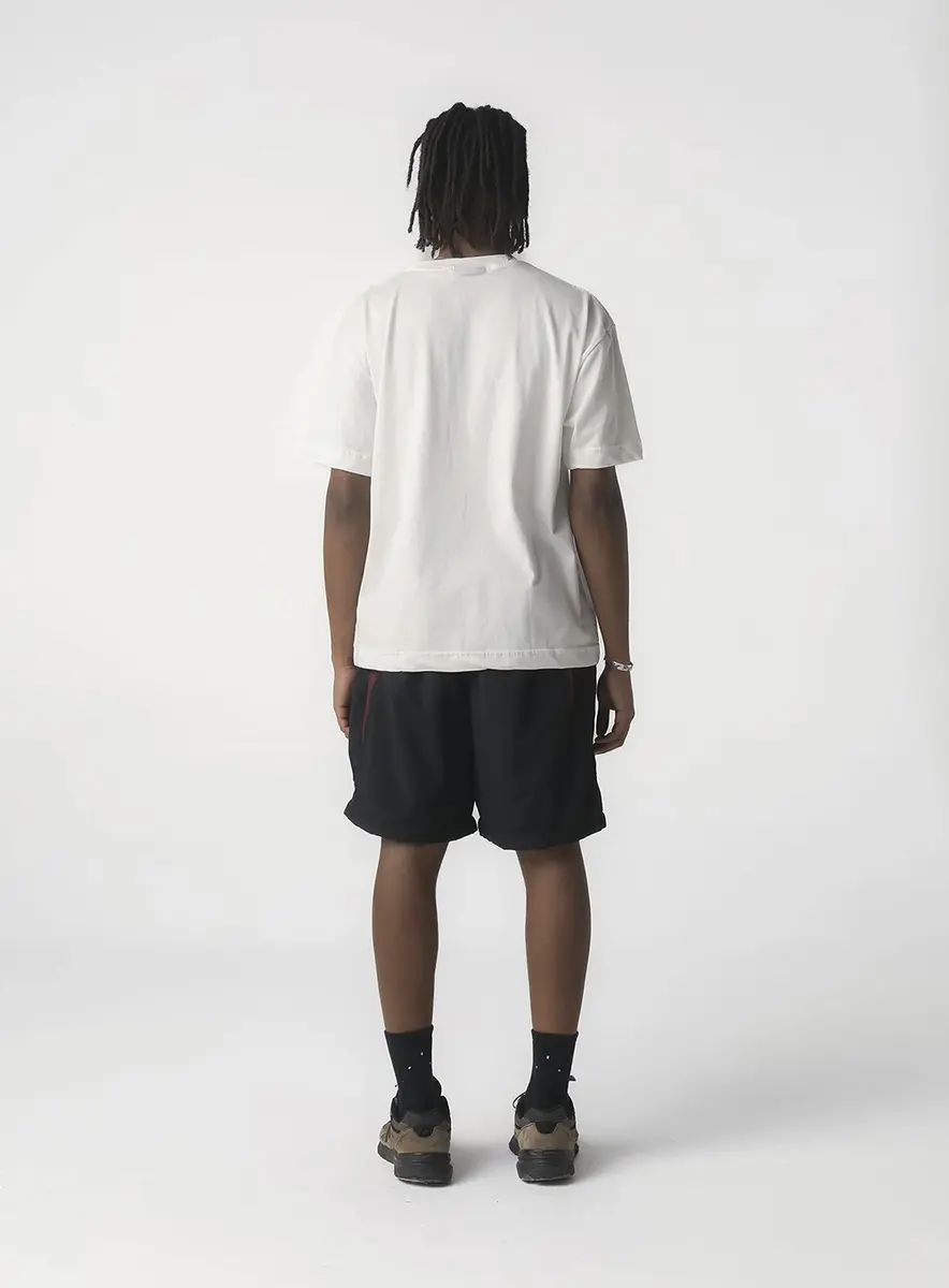 CAMISETA REGULAR  "RAGE" - BRANCO OFF