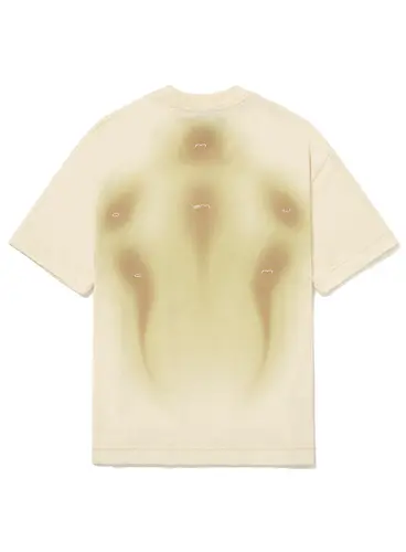 CAMISETA REGULAR "VELA" - BEGE