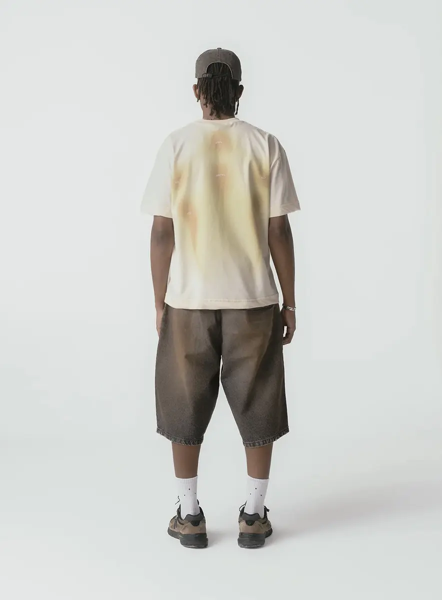CAMISETA REGULAR "VELA" - BEGE