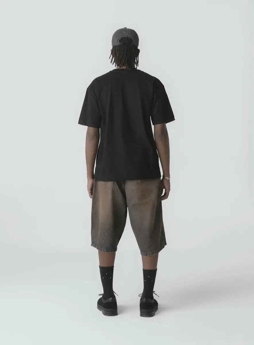 CAMISETA REGULAR  "RAGE" - PRETO