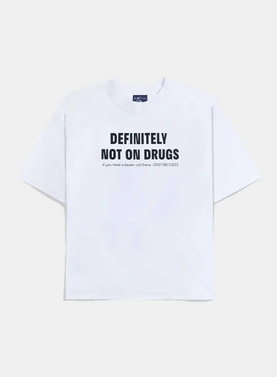 NOT ON DRUGS HEAVY TEE