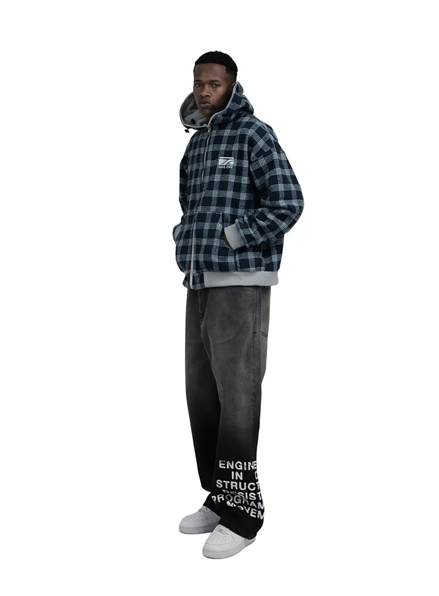 REVERSIBLE V1 FLANNEL ZIP JACKET