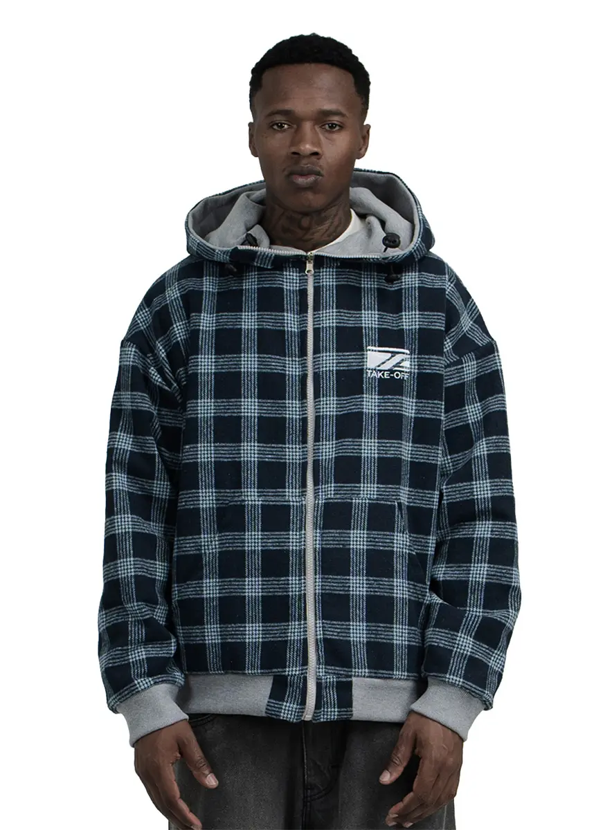REVERSIBLE V1 FLANNEL ZIP JACKET