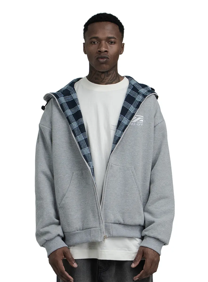REVERSIBLE V1 FLANNEL ZIP JACKET