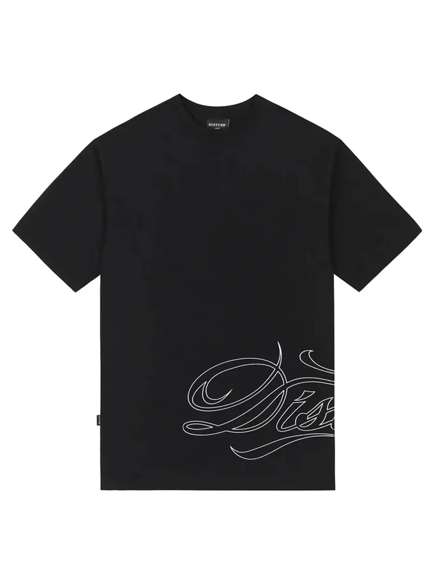 SCRIPT T-SHIRT PRETO