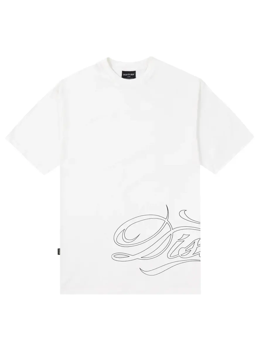 SCRIPT T-SHIRT BRANCO