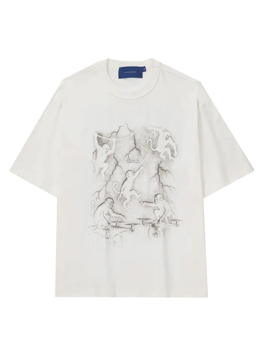 TSHIRT MONKEYS BOXY