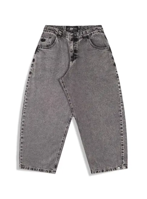 STORM GREY BAGGY JEANS