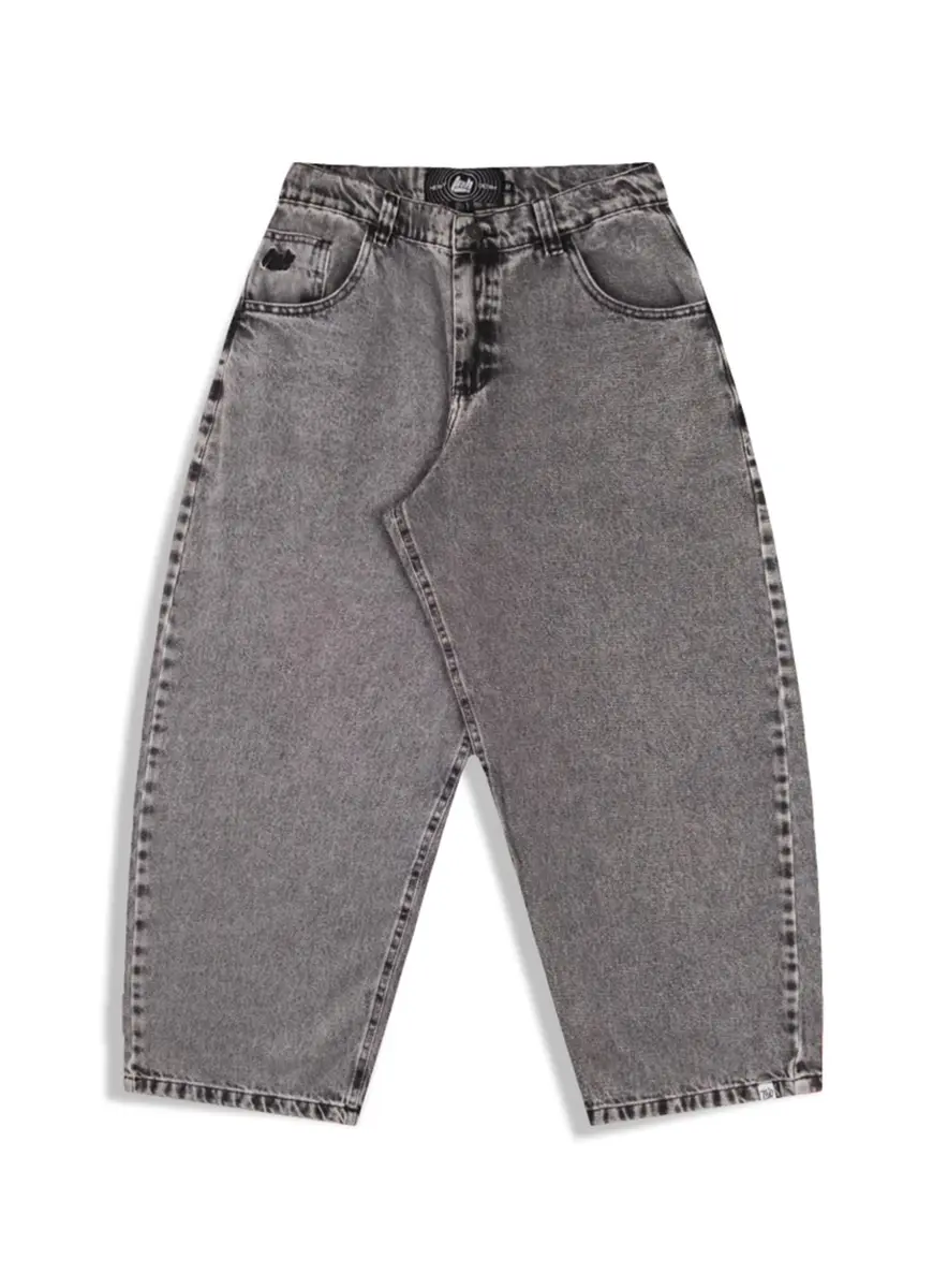 STORM GREY BAGGY JEANS