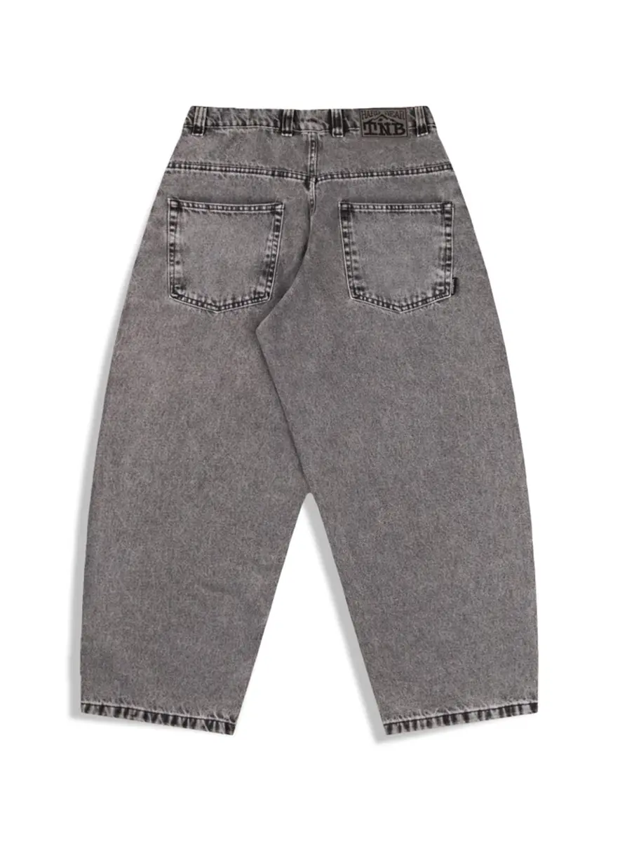 STORM GREY BAGGY JEANS