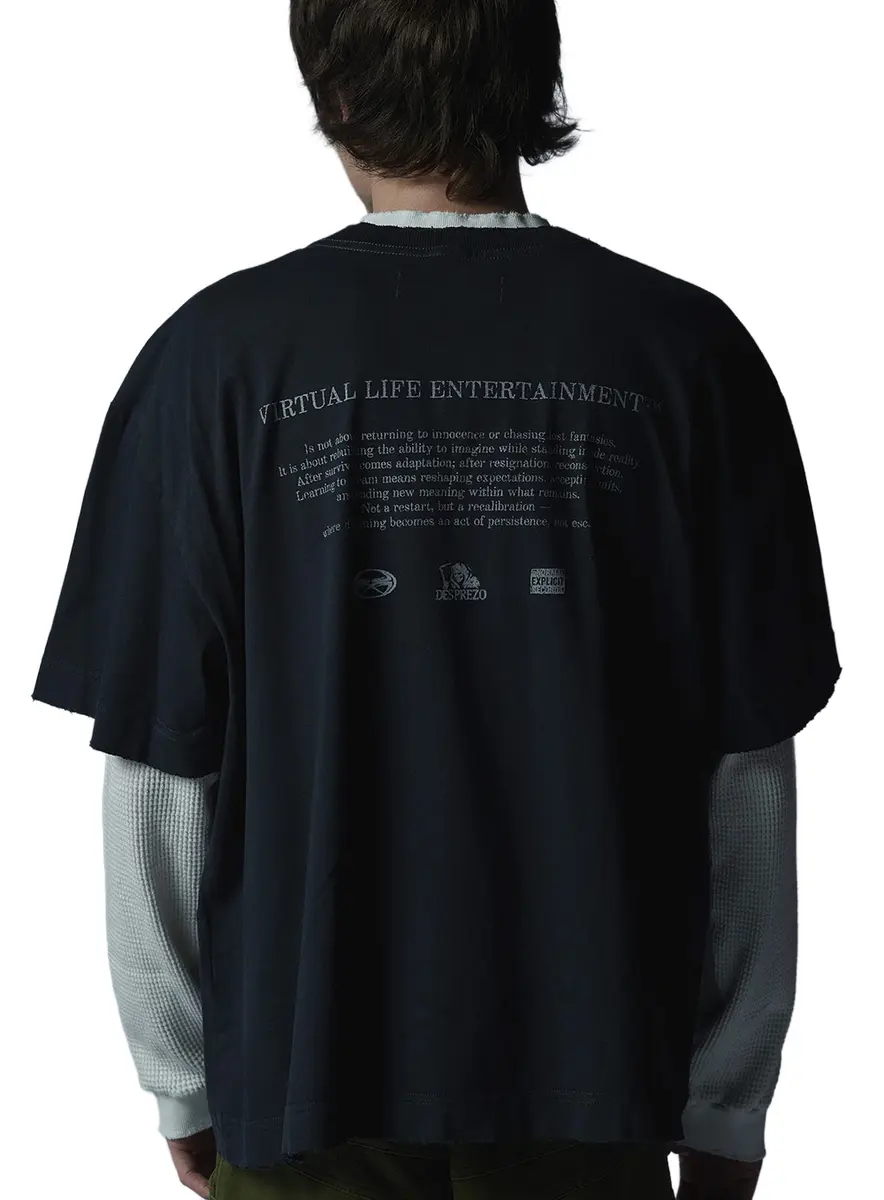 DIGIT4L SKULL VINTAGE TEE