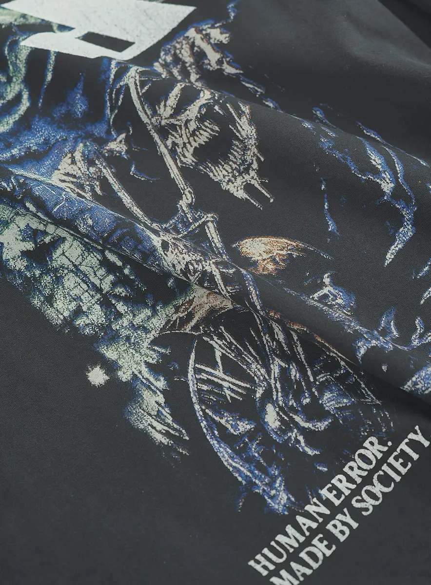 DIGIT4L SKULL VINTAGE TEE