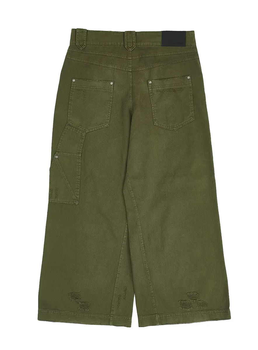 WORN OUT MOSS PANTS