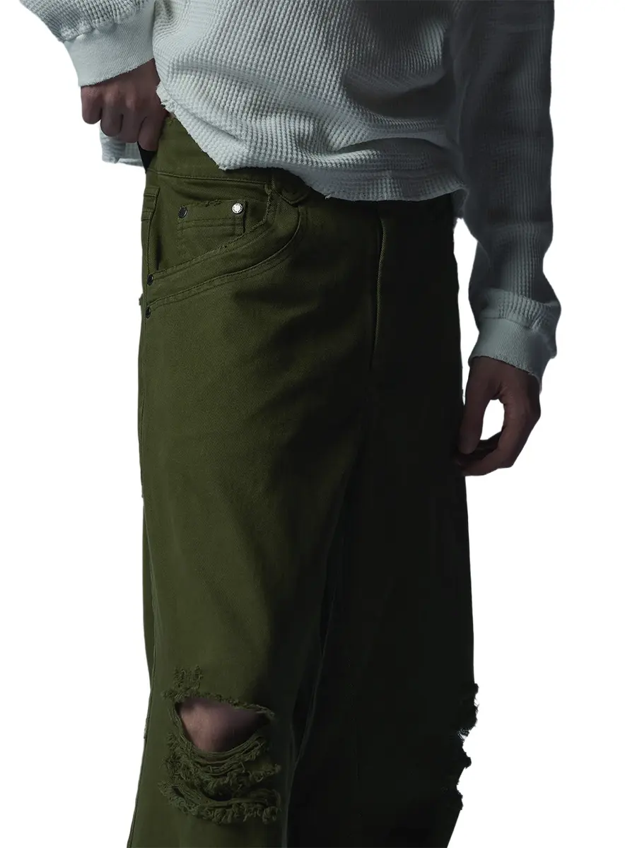 WORN OUT MOSS PANTS