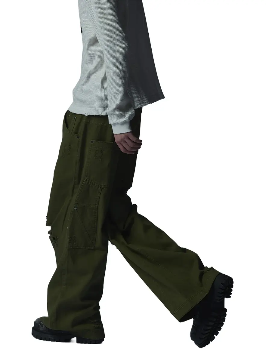 WORN OUT MOSS PANTS
