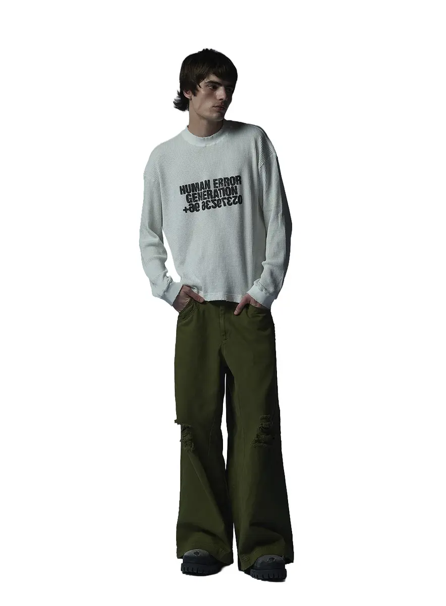 WORN OUT MOSS PANTS
