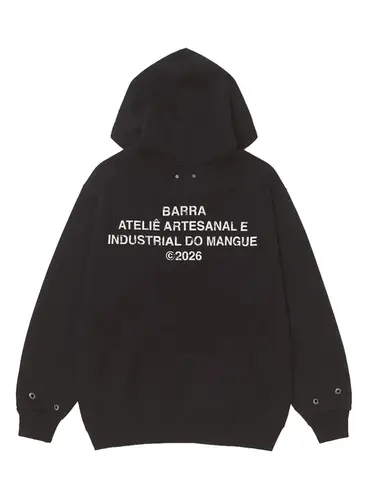 MOLETOM BARRA ATELIE PRETO
