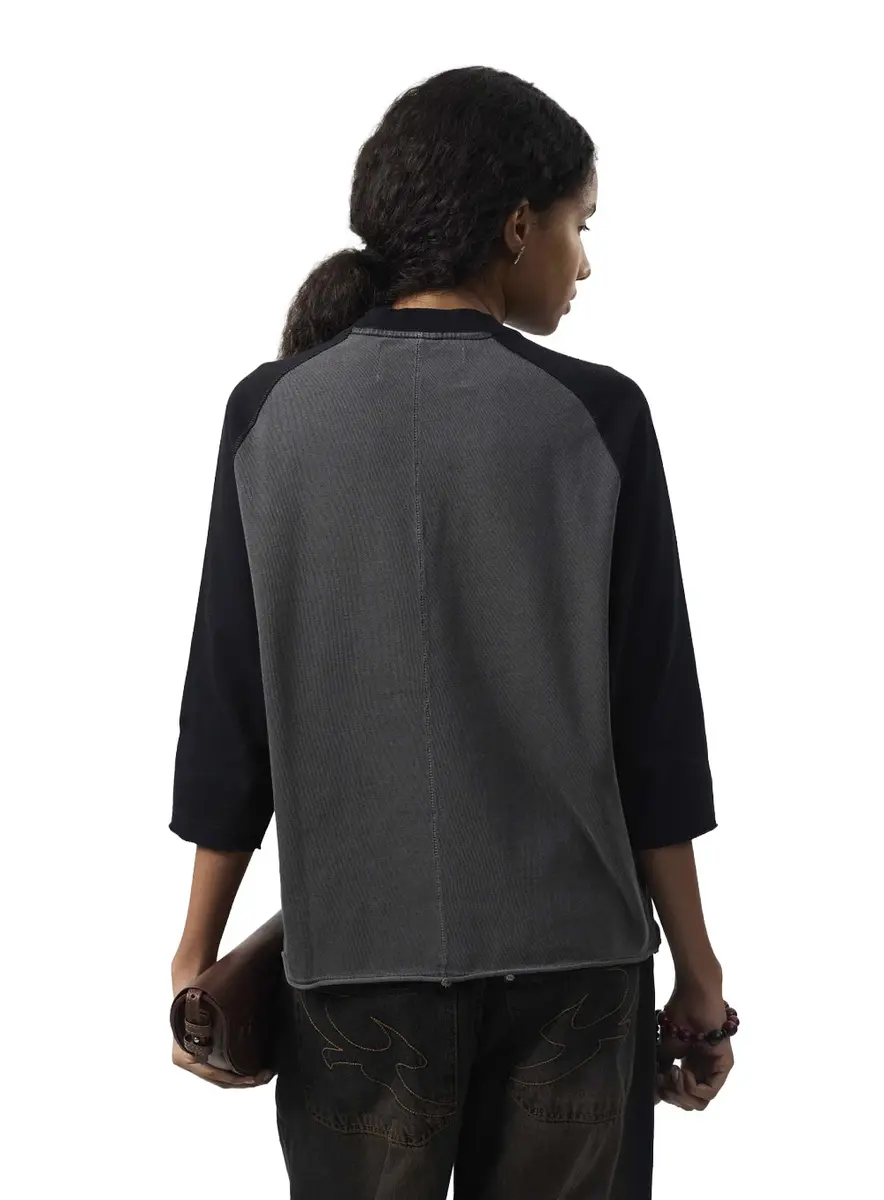 CAMISETA RAGLAN 3/4 ESTONADA