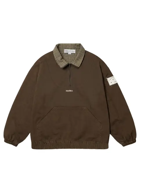 AGASALHO QUARTERZIP BARRA LOGO