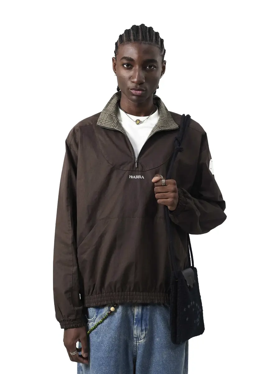 AGASALHO QUARTERZIP BARRA LOGO