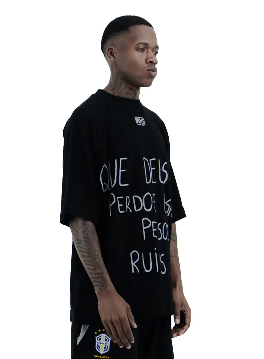 CAMISETA RAGLAN QUE DEUS PERDOE / TAKE-OFF x ADRIANO IMPERADOR