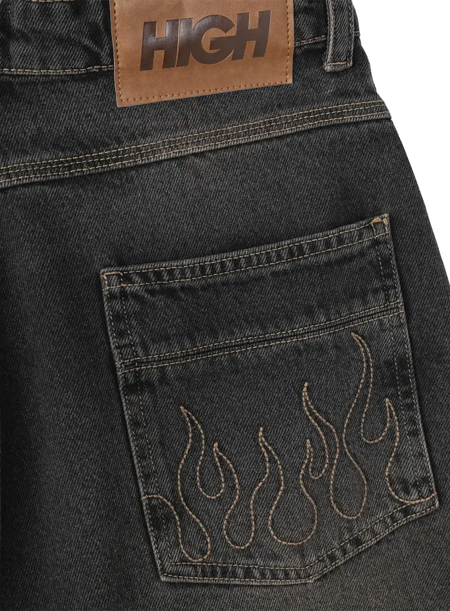 DENIM FIRE JORTS