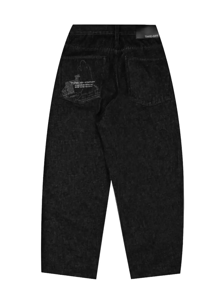 UTILITY WORK BAGGY JEANS