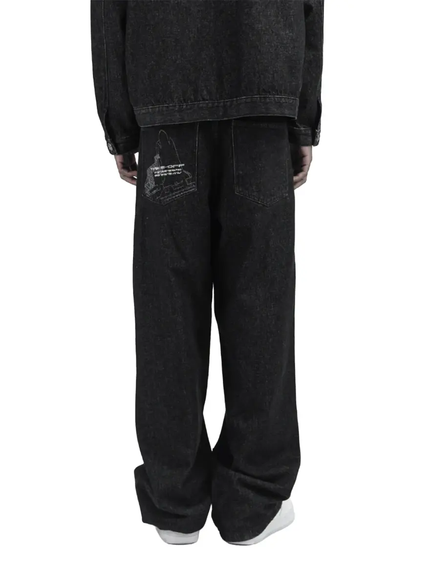UTILITY WORK BAGGY JEANS
